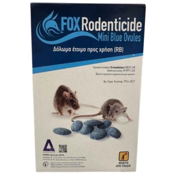 FOX Rodenticide Mini Blue Ovules 150G