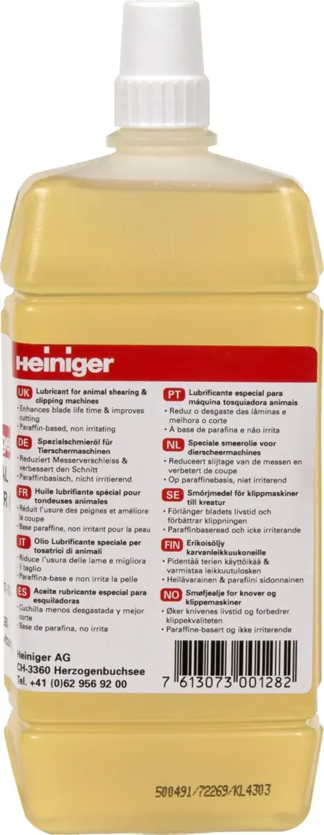 Λάδι κουρευτικής Heiniger 500ml
