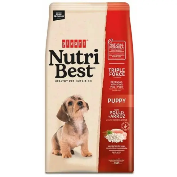 Picart Nutribest Puppy Chicken & Rice 15kg