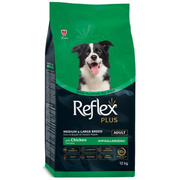 Reflex Plus Medium/Large Adult Chicken 12kg